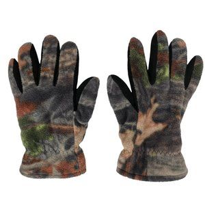 3M Thinsulate Camouflage Deerskin Gloves Cinched Wrist 40 gram Adult Small
